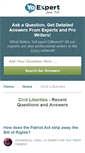 Mobile Screenshot of civil-liberties.yoexpert.com