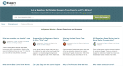 Desktop Screenshot of hollywood-movies.yoexpert.com