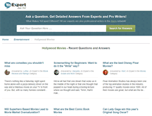Tablet Screenshot of hollywood-movies.yoexpert.com