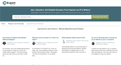 Desktop Screenshot of agnosticism-atheism.yoexpert.com