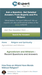 Mobile Screenshot of agnosticism-atheism.yoexpert.com
