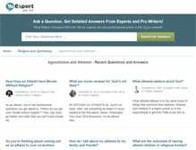 Tablet Screenshot of agnosticism-atheism.yoexpert.com