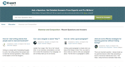Desktop Screenshot of grammar-and-composition.yoexpert.com