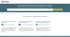 Desktop Screenshot of bed-and-breakfasts.yoexpert.com