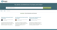 Desktop Screenshot of journalism.yoexpert.com