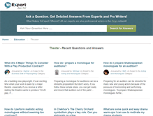Tablet Screenshot of plays-drama.yoexpert.com